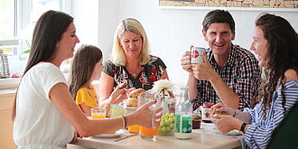 Frühstück Familie Frey